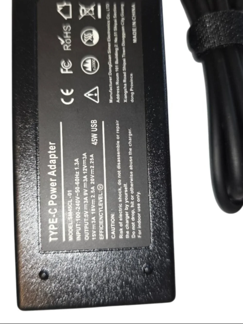 Laptop Charger Type-C Power Adapter NWT